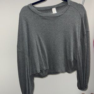 Large Crop Sweater